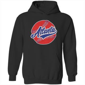 Vintage Atlanta Baseball Sports Logo Hoodie | Favorety UK