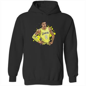 Vintage Graphic Kyle Kuzma Lakers Team Artwork Hoodie | Favorety CA