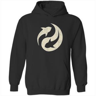 Vintage Ocean Conservation Yin Yang For Shark Lovers Hoodie | Favorety UK