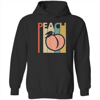 Vintage Peach Peach Fruit Emoji Gift Hoodie | Favorety CA