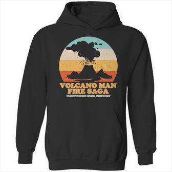 Vintage Volcano Man Fire Saga Eurovision Song Contest Hoodie | Favorety AU