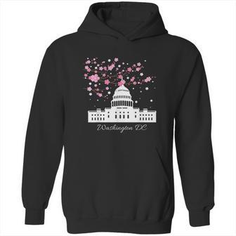 Washington Dc Capitol Building Cherry Blossoms Hoodie | Favorety UK