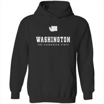 Washington State Home I Love Wa Evergreen State Hoodie | Favorety