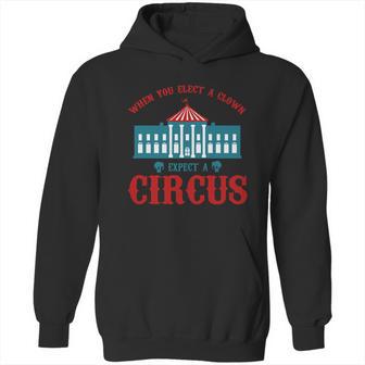 When You Elect A Clown Expect A Circus Design Hoodie | Favorety UK