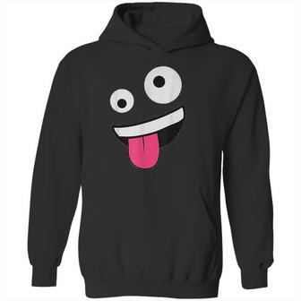 Wild Silly Crazy Eyes Zany Face Emojis Halloween Costume Hoodie | Favorety AU