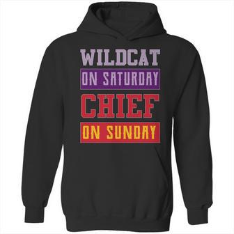 Wildcat On Saturday Chief On Sunday Hoodie | Favorety DE