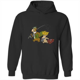 Yogi Bear Fishing Hoodie | Favorety