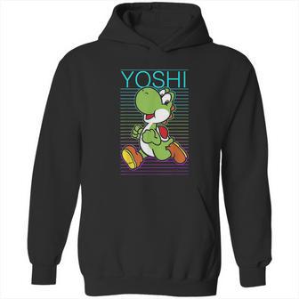 Yoshi Retro Gradient Fade Poster Hoodie | Favorety CA