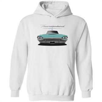 1965 Thunderbird Front Brittany Blue Hoodie | Favorety