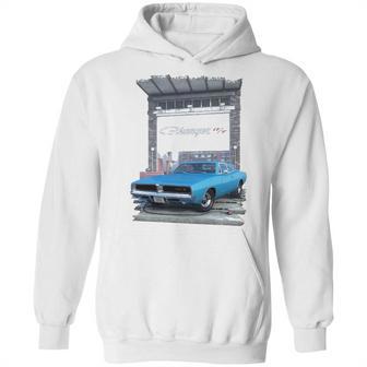 1969 Dodge Charger Graphic Design Printed Casual Daily Basic V2 Hoodie | Favorety AU