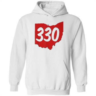 Akron Warren Canton Youngstown Ohio 330 Area Code Hoodie | Favorety