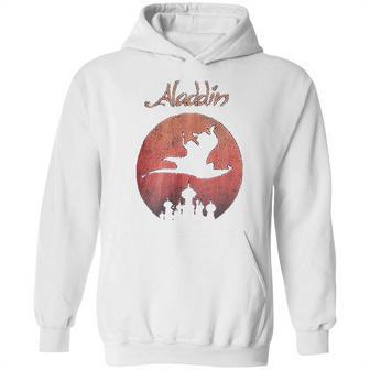 Aladdin Sunset Logo Poster Graphic Hoodie | Favorety UK