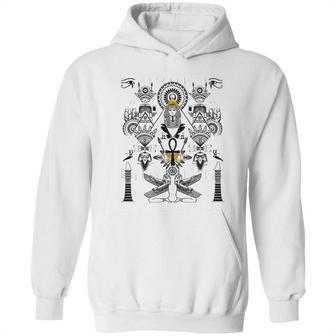 Ancient Egypt Egyptian Hieroglyphics 5 Kemetic King Hoodie | Favorety AU