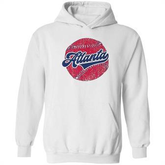 Atlanta Baseball | Atl Vintage Georgia Baseball Hoodie | Favorety UK