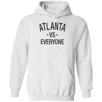 Atlanta Vs Everyone Sports Fan Graphic Ringer Hoodie | Favorety CA