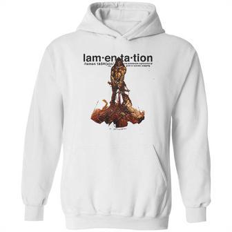 Barbarian Lamentation By Frank Frazetta Art Gray M Graphic Hoodie | Favorety