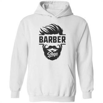 Barber Shop Apron Combo Blade Case Station Hair Set Hoodie | Favorety