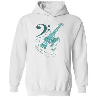 Bass With Clef Neon Bassists Bass Player Hoodie | Favorety UK