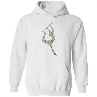 Baton Twirling Girl Silhouette Gift Twirler Gifts Hoodie | Favorety AU