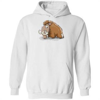 Big Wooly Mammoth Woolly Elephant Dinosaur Hoodie | Favorety UK