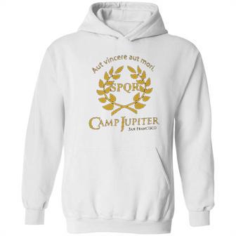 Brisco Brands Camp Jupiter Spqr Greek Mythology Crewneck Hoodie | Favorety UK