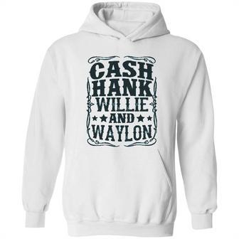 Cash Hank Willie And Waylon Country Girl Hoodie | Favorety AU