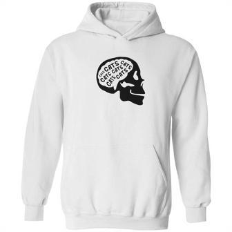 Cats On The Brain Cool Thinking About Cats Hoodie | Favorety UK