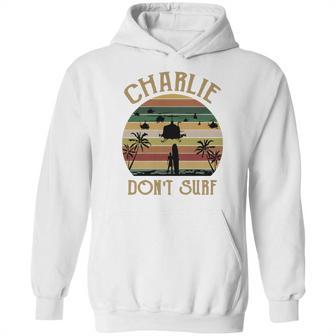 Charlie Dont Surf Retro Vintage Hoodie | Favorety