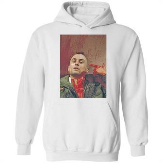 Classic 70S Movie Taxi Driver Travis Bickle Blood Soaked Cool Movie Hoodie | Favorety UK