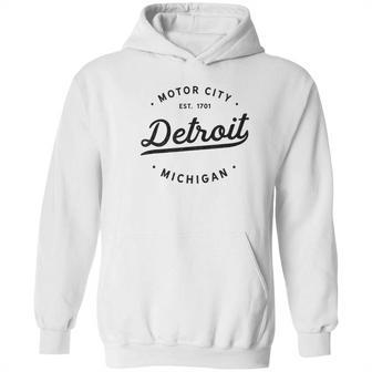 Classic Retro Vintage Detroit Michigan Motor City Hoodie | Favorety AU