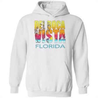 Del Boca Vista Vintage Retro Hoodie | Favorety