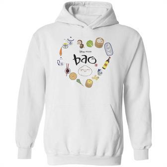 Disney Pixar Bao Ingredients Heart Shaped Graphic Hoodie | Favorety