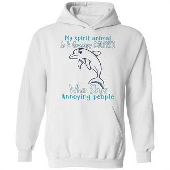 Dolphin Annoying People Dolphin Lovers Hoodie | Favorety