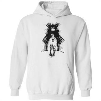 Don Quixote And Sancho Vs Monster Windmill Hoodie | Favorety