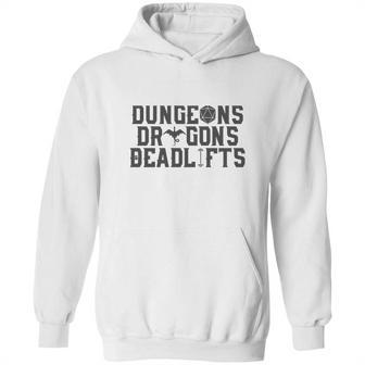 Dungeons &Amp Dragons &Amp Deadlifts Hoodie | Favorety CA