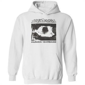 Dystopia Mens Human Garbage Hoodie | Favorety CA