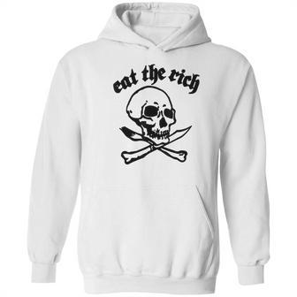 Eat The Rich Skull Crossbones Gift Hoodie | Favorety DE