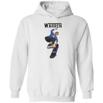 Elizabeth 2020 Warren Vans Logo Parody Hoodie | Favorety UK