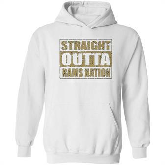 Expression Straight Outta Rams Nation Football Hoodie | Favorety