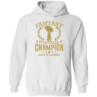 Fantasy Football Funny Champ Champion Draft Hoodie | Favorety DE