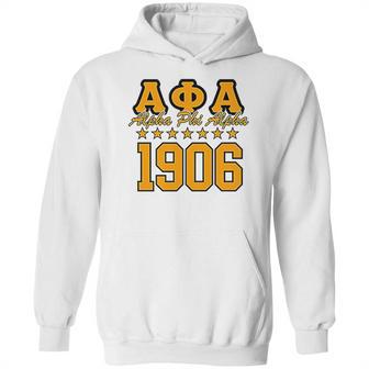 Fashion Greek Alpha Phi Alpha 7 Stars 1906 Ringer Hoodie | Favorety CA