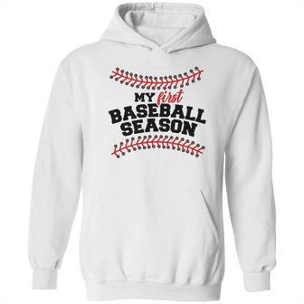 My First Baseball Season Baby One Piece Hoodie | Favorety AU