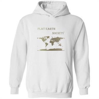 Flat Earth Society Shirt Flat Earthers Not A Moving Globe Hoodie | Favorety