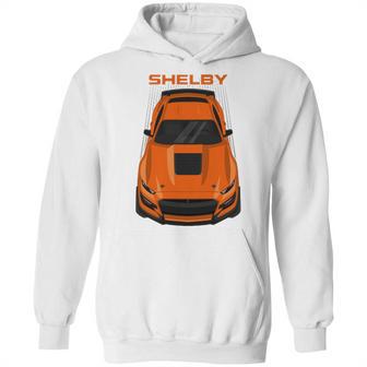 Ford Mustang Shelby Gt500 2020 2021 Twister Orange Hoodie | Favorety