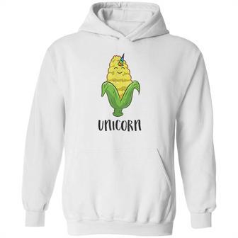 Funny Uni Corn Unicorn Corn Lovers Corn Farmer Hoodie | Favorety AU