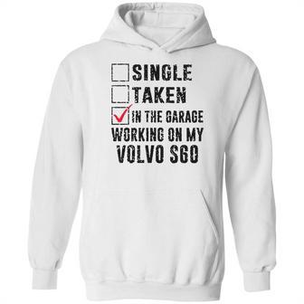 In The Garage Working On My Volvo S60 Hoodie | Favorety UK