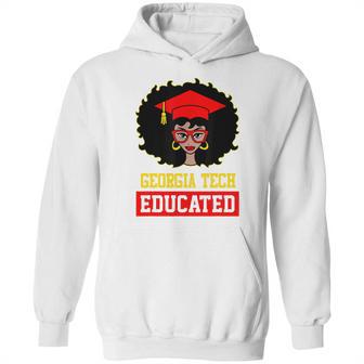 Georgia Tech Educated Black Girl Graduate University Black History Month Proud Black Gift Hoodie | Favorety UK