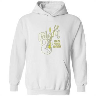 Gibson Guitar Logo Lightweight Hoodie | Favorety