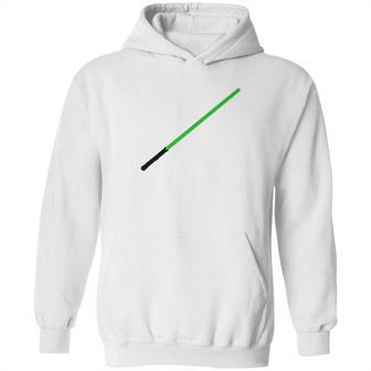 Green Light Saber T-Shirt Hoodie | Favorety