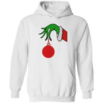 Grinch Arm Holding Ornament T-Shirt Hoodie | Favorety UK